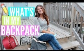 Back to SCHOOL: What's In My BACKPACK | School ESSENTIALS