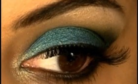 Green and Teal Makeup : Traditional Indian/Pakistani Bridal Makeup