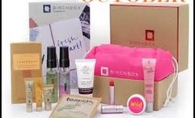 OCTOBER BEAUTY BOXES UNBOXING