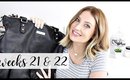 Twin Pregnancy Vlog Weeks 21 + 22: Diaper Bag, Baby Kicks, Belly | Kendra Atkins
