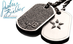 Justin Bieber Fragrance Infused Dog Tags