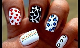 Toothpick nail design for beginners - very Easy Nail designs with toothpick nail Art Designs at home