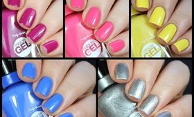 Sally Hansen Miracle Gel Digital Overload Collection Live Swatch + Review!