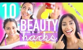 10 BEAUTY HACKS EVERY GIRL SHOULD KNOW | Paris & Roxy