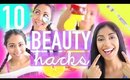 10 BEAUTY HACKS EVERY GIRL SHOULD KNOW | Paris & Roxy