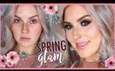 SPRING GLAM MAKEUP 🌻 Chit Chat Get Ready With Me!