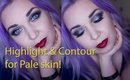 Highlight and Contour for Pale Skin