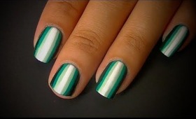 nails with color lines