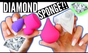 900 CARAT DIAMOND SPONGE?! & Other Weird Beauty Blenders TESTED | Casey Holmes