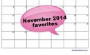 November 2014 Favorites