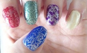 Stamp It Sunday: Faberge Egg Inspired Nail Art
