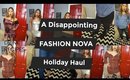 A Disappointing Fashion Nova Holiday Haul