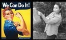Rosie the Riveter Halloween Tutorial | Hair, Makeup, & Outfit!