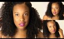 How I Blend My Natural Hair w/ Curly Extensions | ft. Clip Fancy Hair Extensions