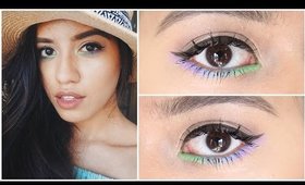 Summery Ombré Waterline makeup tutorial | Debasree Banerjee