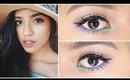 Summery Ombré Waterline makeup tutorial | Debasree Banerjee