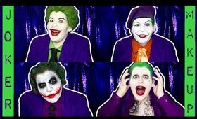 ONE GIRL FOUR JOKERS: The Evolution of Joker Makeup in Movies by goldiestarling