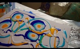 Acrylic pour Painting | 4 Different techniques