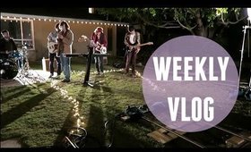 Weekly Vlog 9: On the Set of a Music Video & College Heart to Heart | ScarlettHeartsMakeup