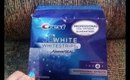 Crest White Strips from Influenster 2 day results