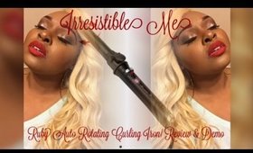 Irresistable Me Ruby Auto Rotating Curling Iron | Review & Demo