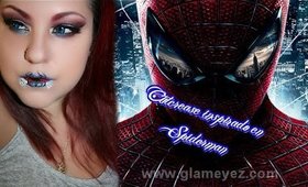 Cutcrease Spiderman inspired and Lipart - Maquillaje inspirado en Spiderman