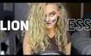 BIG VOLUMINOUS HAIR & LION MAKEUP | India Batson