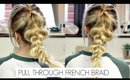 Pull through french braid tutorial