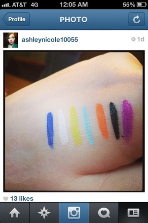 All the colors of the rainbow