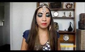 1st Collab Video: Egyptian /Cleopatra Makeup & Nail Art with YummyNails