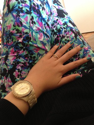 My nails match my pants! Haha!