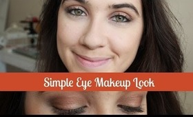 Copper Eye Makeup Look