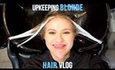 UPKEEPING BLONDE HAIR VLOG! 😃| Milabu