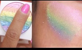 RAINBOW HIGHLIGHTER: Review, First Impression, Swatch _ | SuperWowStyle Prachi