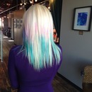Cotton candy hair