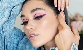 Euphoria makeup tutorial. Purple Lines