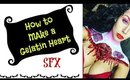 SFX How To Make A Fake Heart | Alice in Wonderland Queen of Hearts Makeup