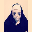 Weeping Nun Makeup