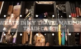 What's in My Travel Make-up Train Case?! + Declutter & Organization