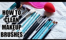 HOW TO: Clean Makeup Brushes & Beauty Blender | Deep Clean | Stacey Castanha