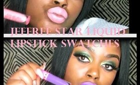 Jeffree Star Cosmetics Velour Liquid Lipstick LIP SWATCHES