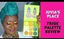 Juvias Place Tribe Palette Review on Dark Skin
