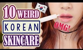 10 WEIRD KOREAN SKINCARE PRODUCTS