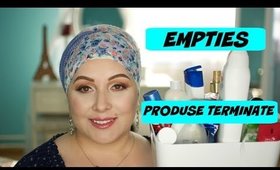 EMPTIES / Produse terminate + O dezamagire