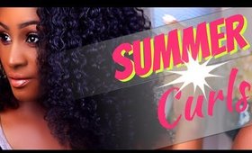 MY SUMMER SEXY CURLY HAIR | Best Curly Lace Front | Shlinda1