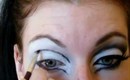 Makeup "Dramatic Black Cutcrease.." participation au concours de Missblackline  (tutoriel)