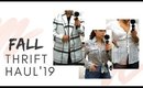 FALL THRIFT HAUL + TRY ON 2019
