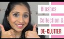 My Blush Collection & Major Declutter | deepikamakeup