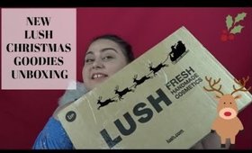 NEW LUSH CHRISTMAS GOODIES UNBOXING