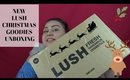 NEW LUSH CHRISTMAS GOODIES UNBOXING